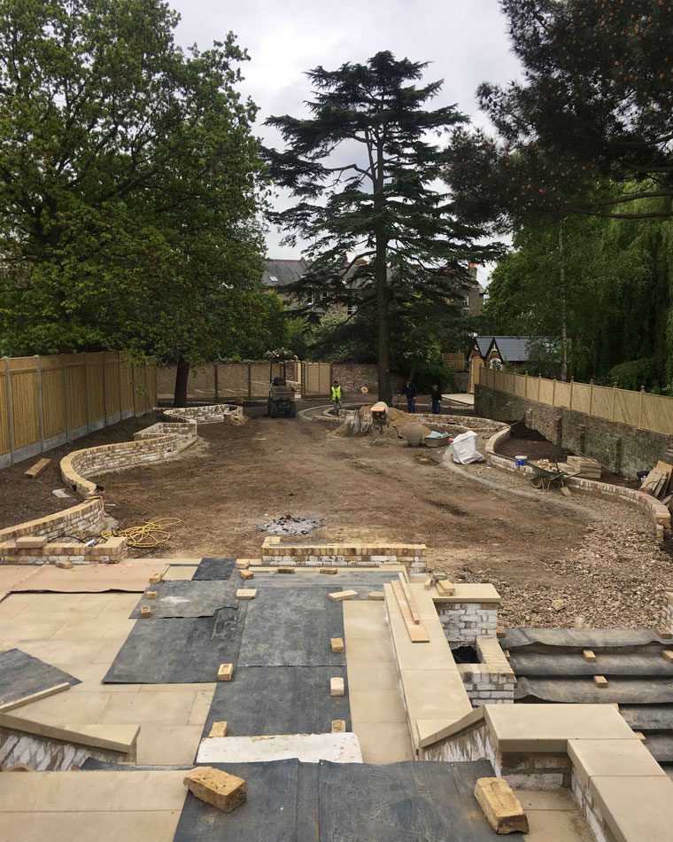 Expansive luxury garden transformation and landscape design