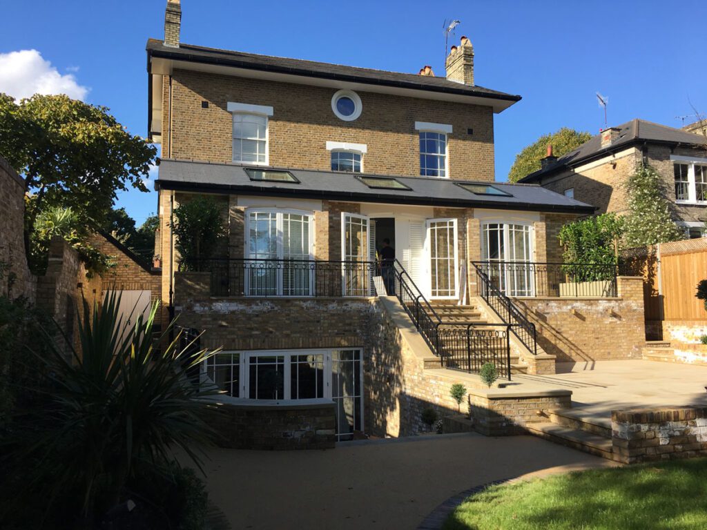 Stunning London property with scahe windows