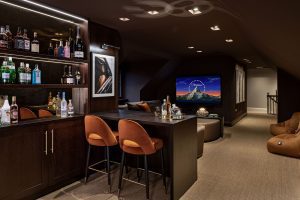 Luxury cinema room Surrey