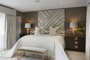 Luxury and glamorous master bedroom interior design