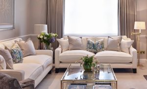 Luxury London Living Room with Sophisticated Design
